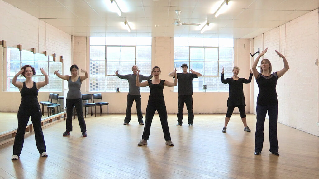 Alphabet dance teachers illustrating dance